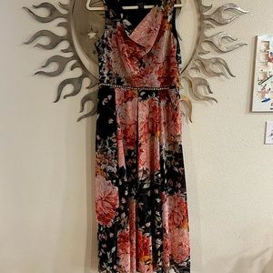 Sparkly Floral maxi dress